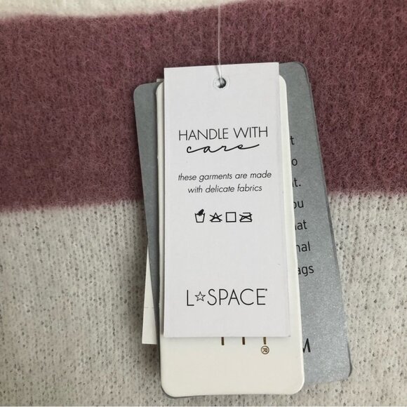 L*Space size Large Sequoia Color Strip Oversized Soft Sweater - Picture 5 of 7